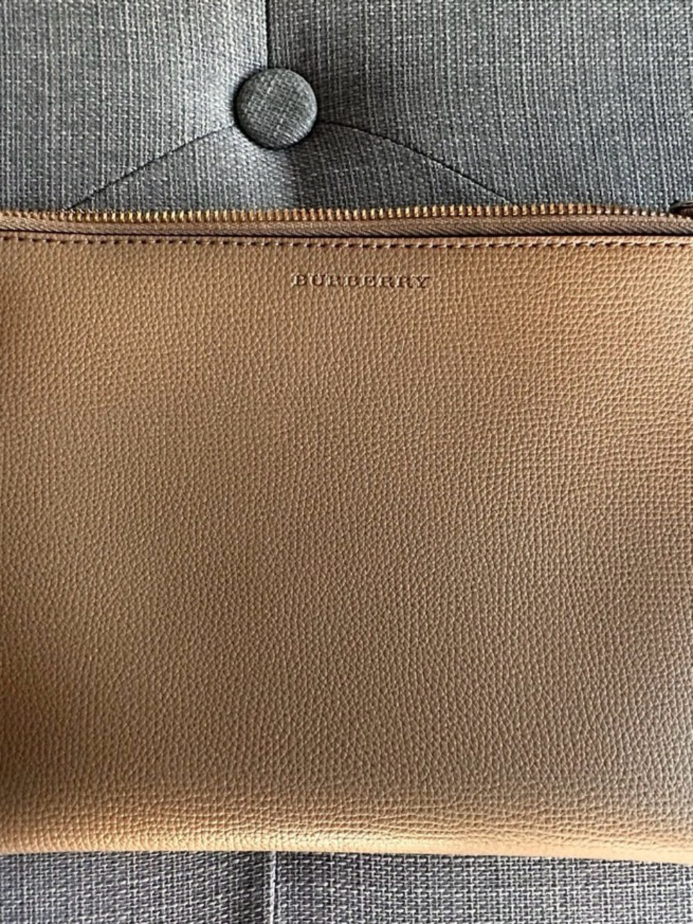 Burberry Brown Leather wristlet